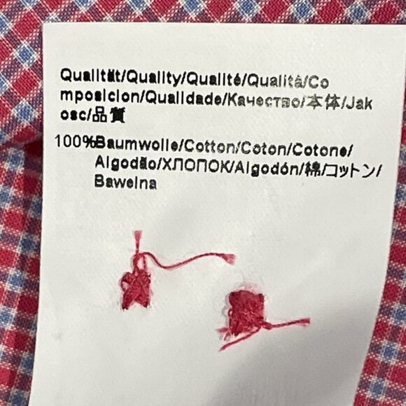 Hugo Boss Dress Shirt Red 41/16 - Picture 7 of 10
